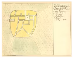 Historisk karta över Falköping, år 1738-1760