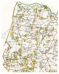 Historisk karta över Edsleskog, år 1892 (Fri frakt!)