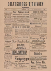 Historisk tidning från Sölvesborg, år 1907 (Fri frakt!)