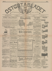 Löpsedel / Förstasida från Vadstena (1905)