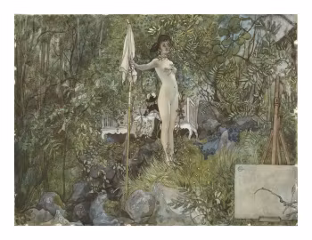 Friluftsateljé (Fri frakt!)