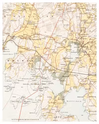 Historisk karta över Väse, år 1887