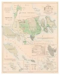 Karta från Piteå, år 1857