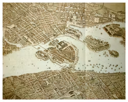 Historisk karta över Stockholm, 1870-tal