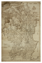 Historisk karta över Dalsland, 1600-tal