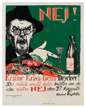 Albert Engströms "Kräftor kräva dessa drycker"