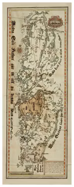 Historisk landskapskarta över Bohuslän, 1700-tal