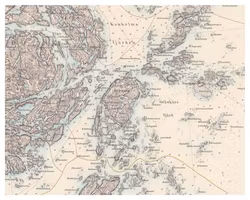 Historisk karta över Runmarö, år 1877