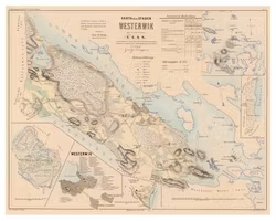 Karta från Västervik, år 1858