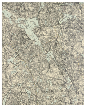 Historisk karta över Virsbo, år 1841