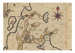 Historisk karta över Arholma by, år 1697 (2)
