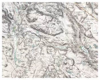 Historisk karta över Ammarnäs, år 1896