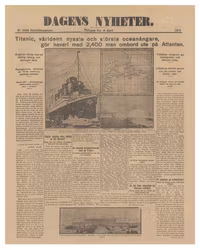 Titanics undergång, år 1912