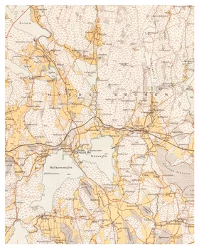 Historisk karta över Molkom, år 1888