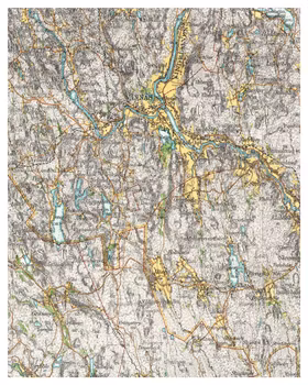 Historisk karta över Vännäs, år 1923