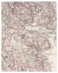 Historisk karta över Ramkvilla, år 1873