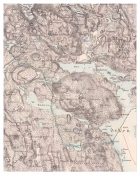 Historisk karta över Ramkvilla, år 1873