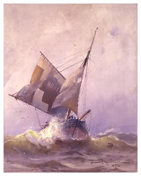 Fransk fiskebåt