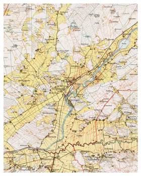 Historisk karta över Veddige, år 1927