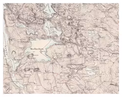 Historisk karta över Braås och Nottebäck, år 1874