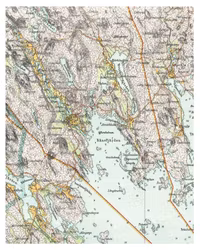 Historisk karta över Råneå, år 1896