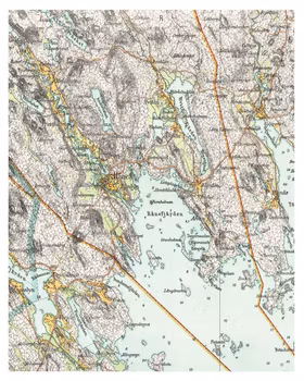 Historisk karta över Råneå, år 1896