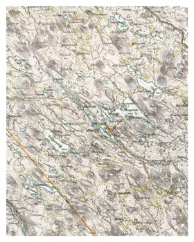 Historisk karta över Malå, år 1895