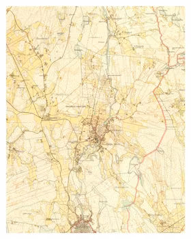 Historisk karta över Kallinge, år 1920