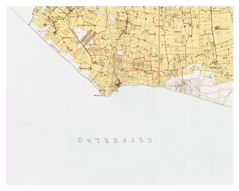 Historisk karta över Kåseberga, år 1931