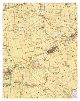 Historisk karta över Borrby, år 1930-1931