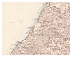 Historisk karta över Visby, år 1890