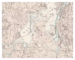 Historisk karta över Hedesunda, år 1859