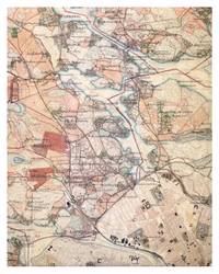 Historisk karta Solna, 1901-1906 (variant)