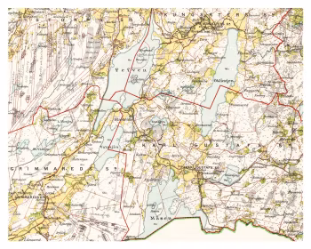 Historisk karta över Karl Gustav, år 1900