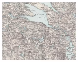 Historisk karta över Bobygden, år 1900
