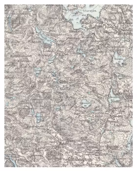 Historisk karta över Ilsbo, år 1900