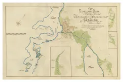 Historisk karta över Kamlunge, år 1792