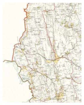 Historisk karta över Mon och Jakobsrud, år 1891