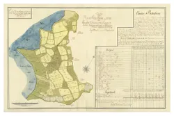 Historisk karta över Mo, år 1774