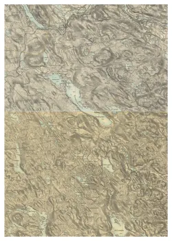 Historisk karta över Graninge/Åkroken, år 1909