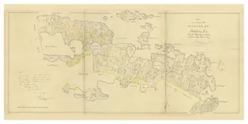 Historisk karta över Svartsö, år 1853