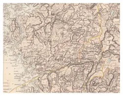 Historiska kartor över Bottna och Tossene, år 1858