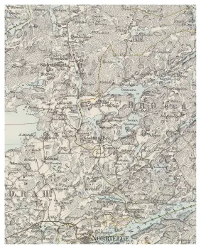 Historisk karta över Roslagsbro, år 1875