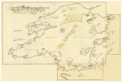 Historisk karta över Holmön, år 1694