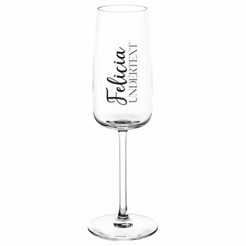 Felicia - Champagneglas med eget tryck