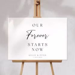 Välkomstskylt - Our Forever