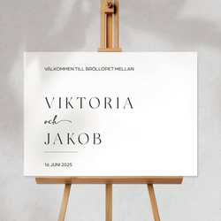 Välkomstskylt - Viktoria