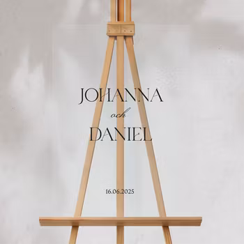 Välkomstskylt - Johanna - Akryl