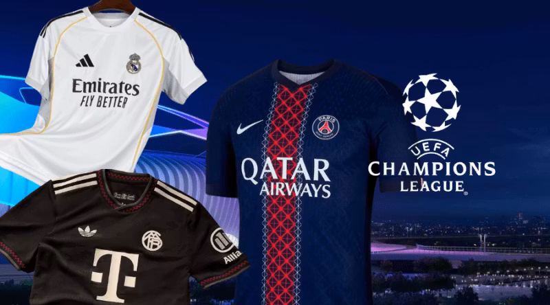 Champions League tröja 2025 – årets hetaste fotbollströjor