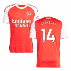 Fotbollströja Arsenal Vuxen Gyökeres 2025/26